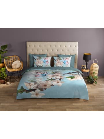 Good Morning Komplet pościeli renforcé "Mayla" w kolorze błękitno-jasnoróżowym