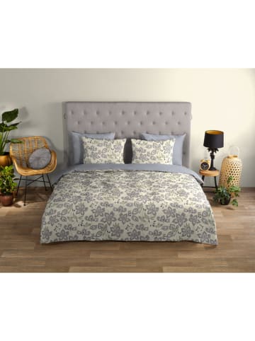 Good Morning Komplet pościeli renforcé "Vesper" w kolorze kremowo-szarym