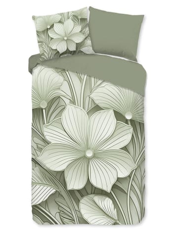 Good Morning Beddengoedset  "Artdeco" groen