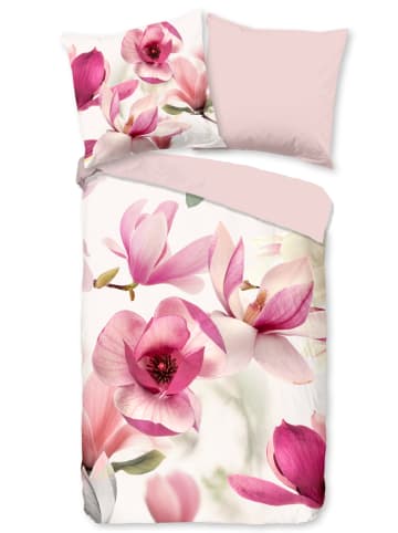 Good Morning Komplet pościeli renforcé "Magna" w kolorze różowym