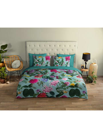 Good Morning Beddengoedset "Imma" mintgroen/roze