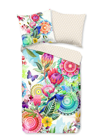 Hip Satin-Bettwäsche-Set "Chess" in Bunt