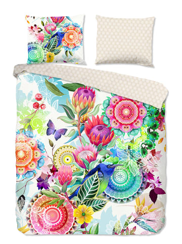 Hip Satin-Bettwäsche-Set "Chess" in Bunt