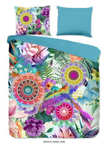 Hip Satin-Bettwäsche-Set "Aviva" in Bunt