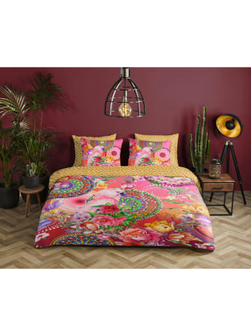 Hip Satin-Bettwäsche-Set in Bunt