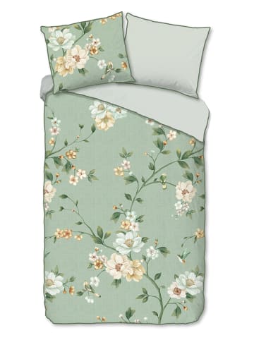 Descanso Satijnen beddengoedset "Sizena" turquoise