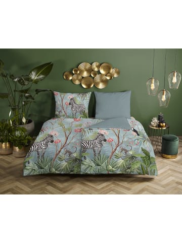 Descanso Satijnen beddengoedset "Yasmin" lichtblauw