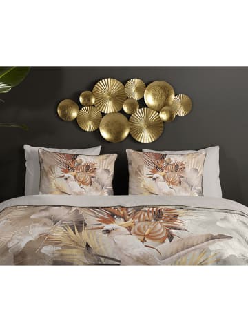 Descanso Satin-Bettwäsche-Set "Pippa" in Beige