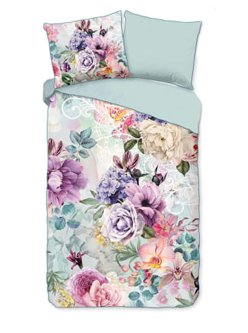 Descanso Komplet pościeli satynowej "Anamin" ze wzorem