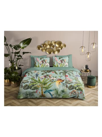 Descanso Satijnen beddengoedset "Ignadi" groen