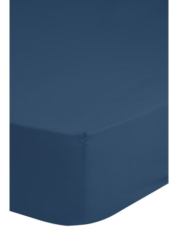 Good Morning Prześcieradło "Good Morning" w kolorze granatowym na gumce