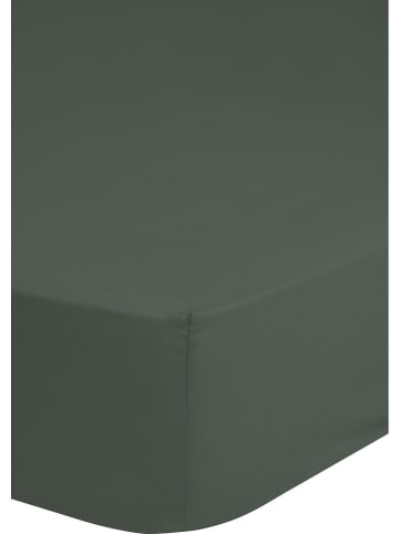 Good Morning Satijnen hoeslaken olijfgroen