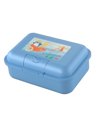 Haba Broodtrommel "Pinguin" blauw - vanaf 12 maanden