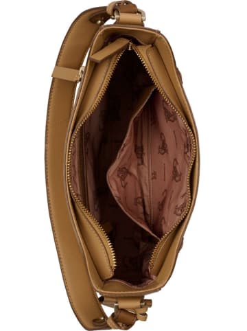 Burkely Leren schoudertas "Beloved Bailey" cognac - (B)27 x (H)21 x (D)6 cm