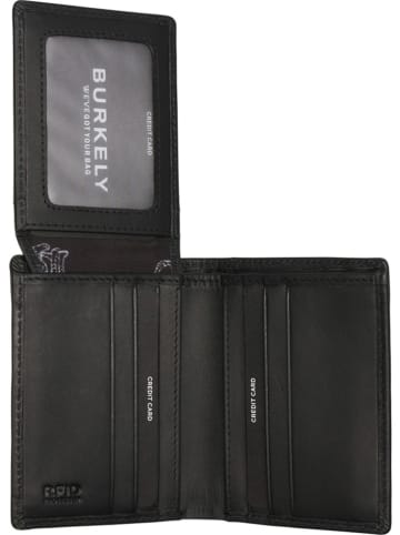 Burkely Skórzany portfel "Beloved Bailey" w kolorze czarnym - 8 x 10 x 1 cm