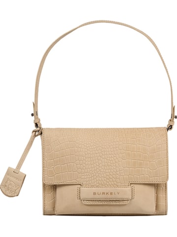 Burkely Leren schoudertas "Casual Carly" beige - (B)24 x (H)17 x (D)5 cm