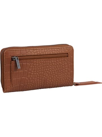Burkely Leren portemonnee "Casual Carly" cognac - (B)15 x (H)9 x (D)2 cm