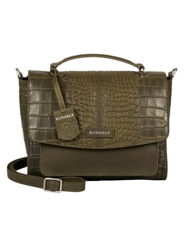 Burkely Leren handtas "Cool Colbie" kaki - (B)27 x (H)21 x (D)6 cm