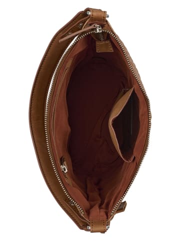 Burkely Leren schoudertas "Cool Colbie" cognackleurig - (B)20 x (H)27 x (D)12 cm