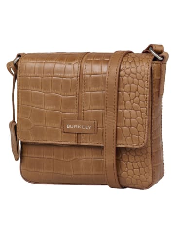Burkely Leder-Umhängetasche "Cool Colbie" in Hellbraun - (B)18 x (H)19 x (T)6 cm
