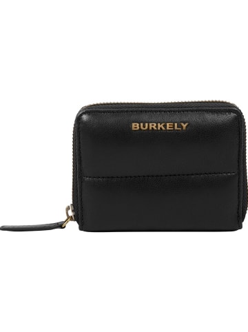 Burkely Leren portemonnee zwart - (B)12 x (H)10 x (D)3 cm