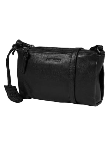 Burkely Leder-Umhängetasche "Just Jolie" in Schwarz - (B)21 x (T)5 cm