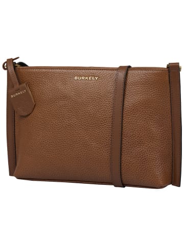 Burkely Skórzana torebka "Keen Keira" w kolorze jasnobrązowym - 33 x 29 x 6 cm