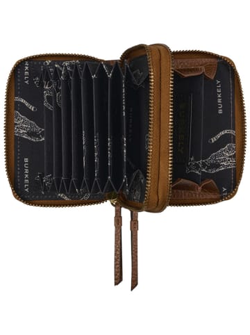 Burkely Leder-Geldbörse "Keen Keira" in Cognac - (B)10 x (H)7 x (T)3 cm