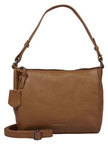Burkely Leren schoudertas "Lush Lucy" cognackleurig - (B)25 x (H)20 x (D)10 cm