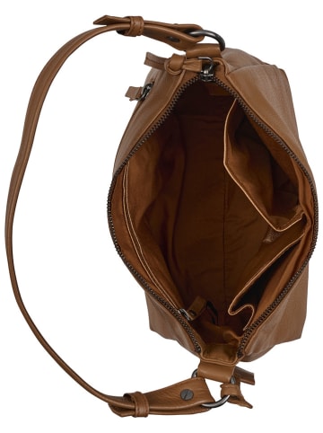 Burkely Leren schoudertas "Lush Lucy" cognackleurig - (B)25 x (H)20 x (D)10 cm