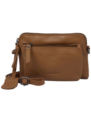 Burkely Leren schoudertas "Lush Lucy" cognackleurig - (B)18 x (H)13 x (D)7 cm