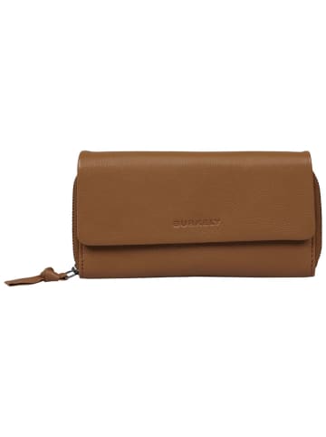 Burkely Skórzany portfel "Lush Lucy" w kolorze jasnobrązowym - 18 x 11 x 5 cm