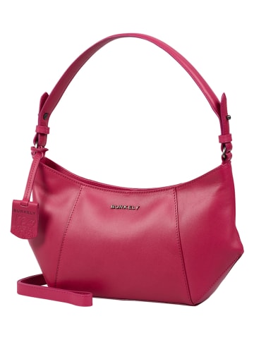 Burkely Leder-Schultertasche in Pink - (B)32 x (H)15 x (T)7 cm