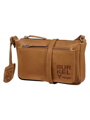 Burkely Skórzana torebka "Rouge Robyn" w kolorze jasnobrązowym - 20 x 11 x 6 cm