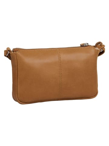 Burkely Leder-Umhängetasche "Rouge Robyn" in Hellbraun - (B)20 x (H)11 x (T)6 cm