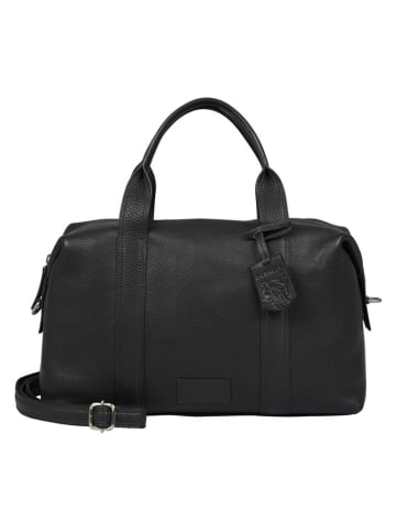 Burkely Leren handtas "Soft Skylar" zwart - (B)34 x (H)19 x (D)15 cm