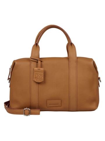 Burkely Leren handtas "Soft Skylar" lichtbruin - (B)34 x (H)19 x (D)15 cm