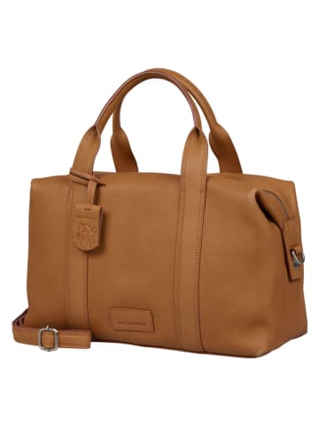 Burkely Leren handtas "Soft Skylar" lichtbruin - (B)34 x (H)19 x (D)15 cm