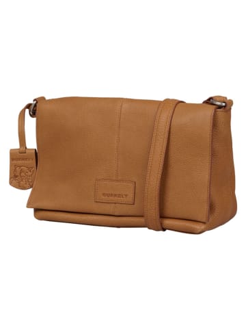 Burkely Leder-Umhängetasche "Soft Skylar" in Hellbraun - (B)24 x (H)19 x (T)12 cm