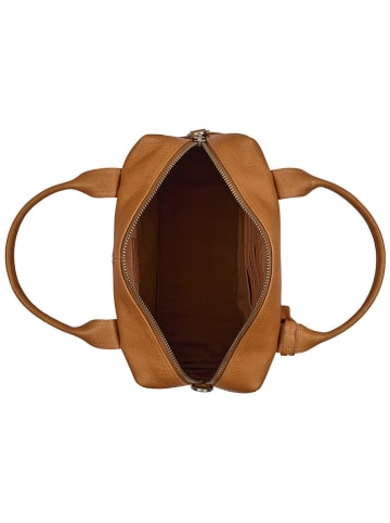 Burkely Leder-Henkeltasche "Soft Skylar" in Cognac - (B)24 x (H)21 x (T)10 cm