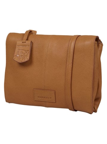 Burkely Leder-Umhängetasche "Soft Skylar" in Hellbraun - (B)23 x (H)17 x (T)4 cm