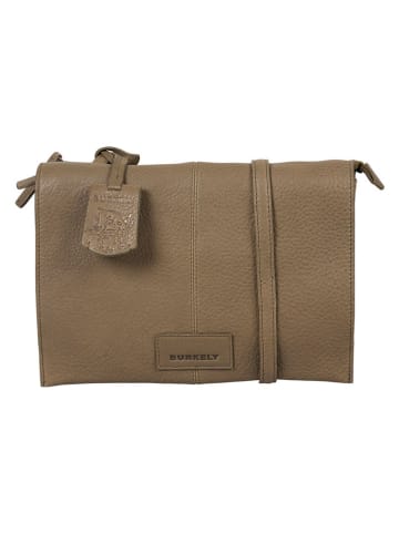 Burkely Leren schoudertas "Soft Skylar" taupe - (B)23 x (H)17 x (D)4 cm