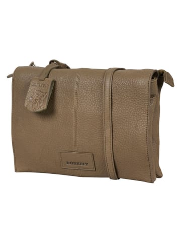 Burkely Leder-Umhängetasche "Soft Skylar" in Taupe - (B)23 x (H)17 x (T)4 cm