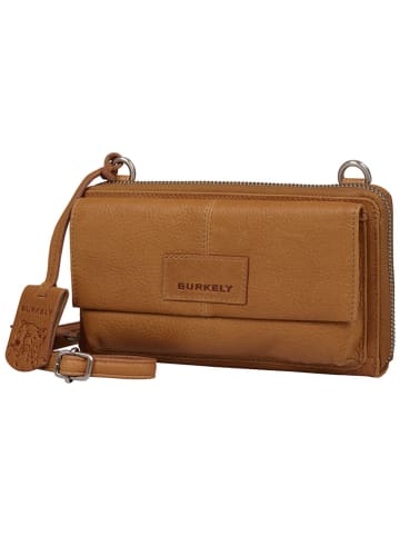 Burkely Leder-Handytasche "Soft Skylar" in Cognac - (B)20 x (H)12 x (T)5 cm