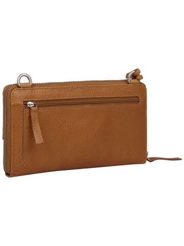 Burkely Leder-Handytasche "Soft Skylar" in Cognac - (B)20 x (H)12 x (T)5 cm