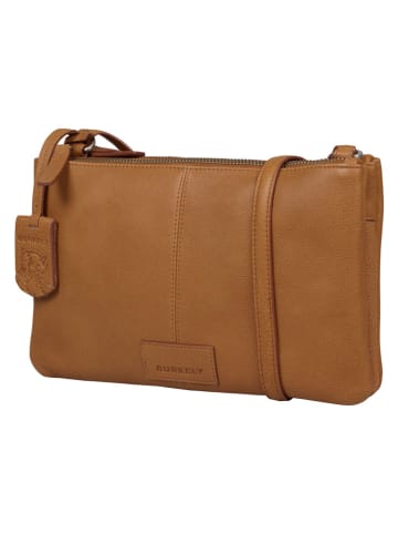 Burkely Leder-Umhängetasche "Soft Skylar" in Hellbraun - (B)25 x (H)16 x (T)4 cm