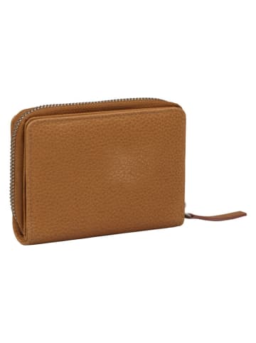 Burkely Leder-Geldbörse "Soft Skylar" in Hellbraun - (B)13 x (H)10 x (T)3,5 cm