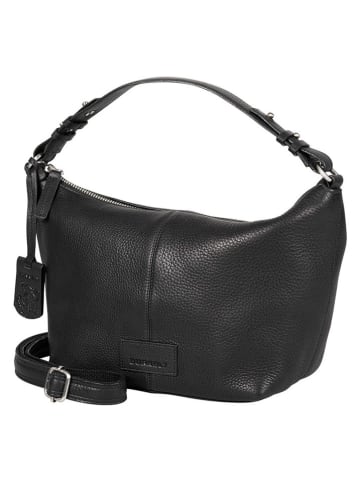 Burkely Leren handtas "Soft Skylar" zwart - (B)31 x (H)18 x (D)13 cm