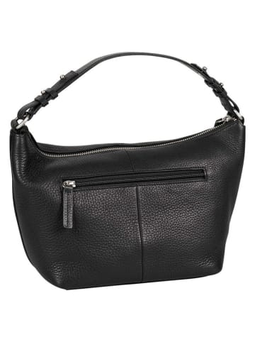 Burkely Leder-Henkeltasche "Soft Skylar" in Schwarz - (B)31 x (H)18 x (T)13 cm