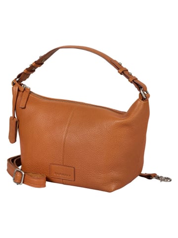 Burkely Leren handtas "Soft Skylar" lichtbruin - (B)31 x (H)18 x (D)13 cm